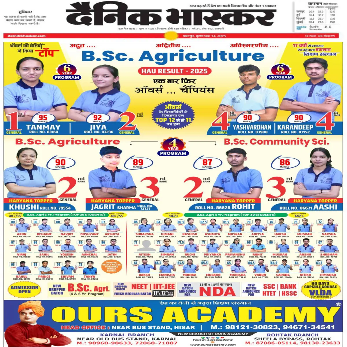 Agri Results-2025