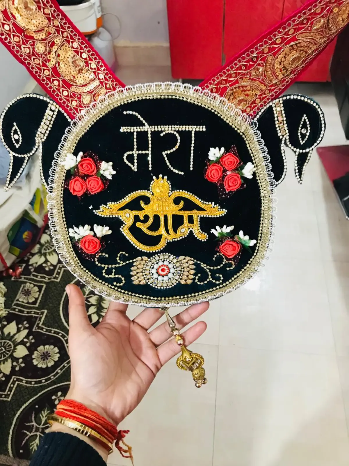 Luxury Hand-Made Shyam Baba Sturdy Necklace.