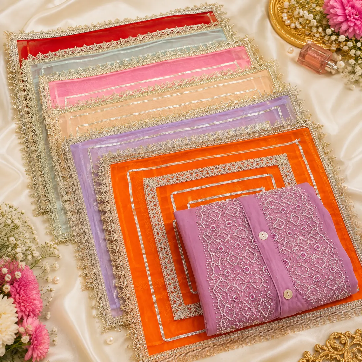 Premium Designer Saree Covers – 14 × 17 Inch
