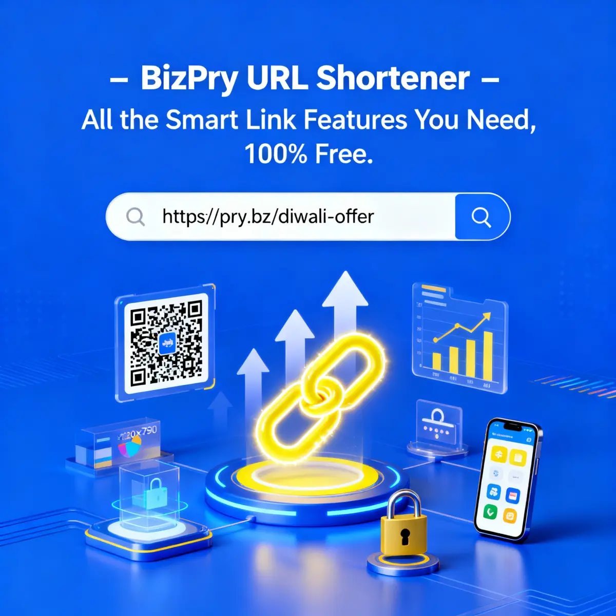 Introducing BizPry URL Shortener - All the Smart Link Features You Need, 100% Free