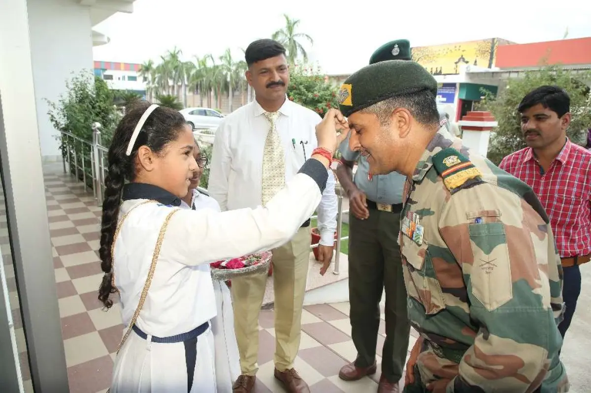 A Proud Moment: Army Officers at Our Campus.