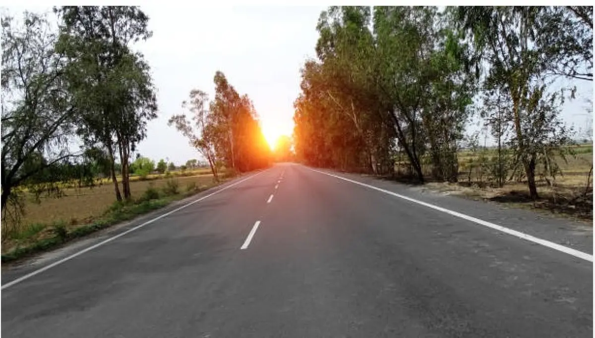 State highway road work